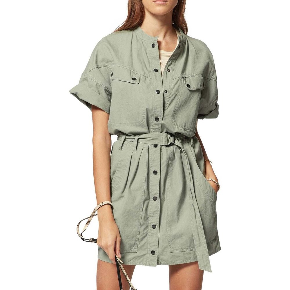Isabel Marant Étoile “Zolina” Belted Utility Dress - Size S